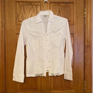 Vintage white button down